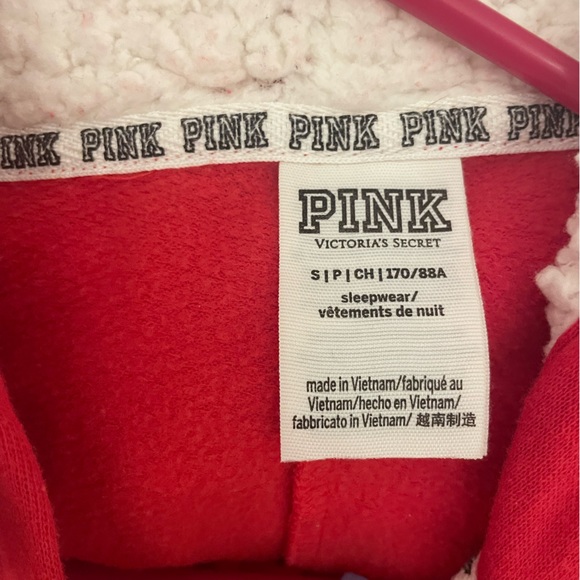 NWOT Victoria’s Secret PINK Onesie Pajama Sherpa - Picture 8 of 8